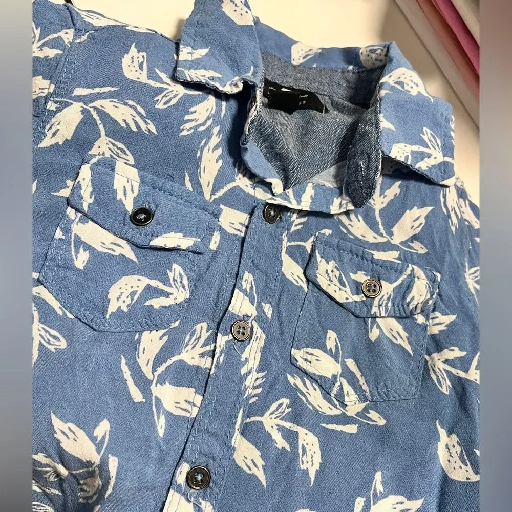 Toddler Boy Hawaiian Shorts Outfit Short Sleeve Set 24m